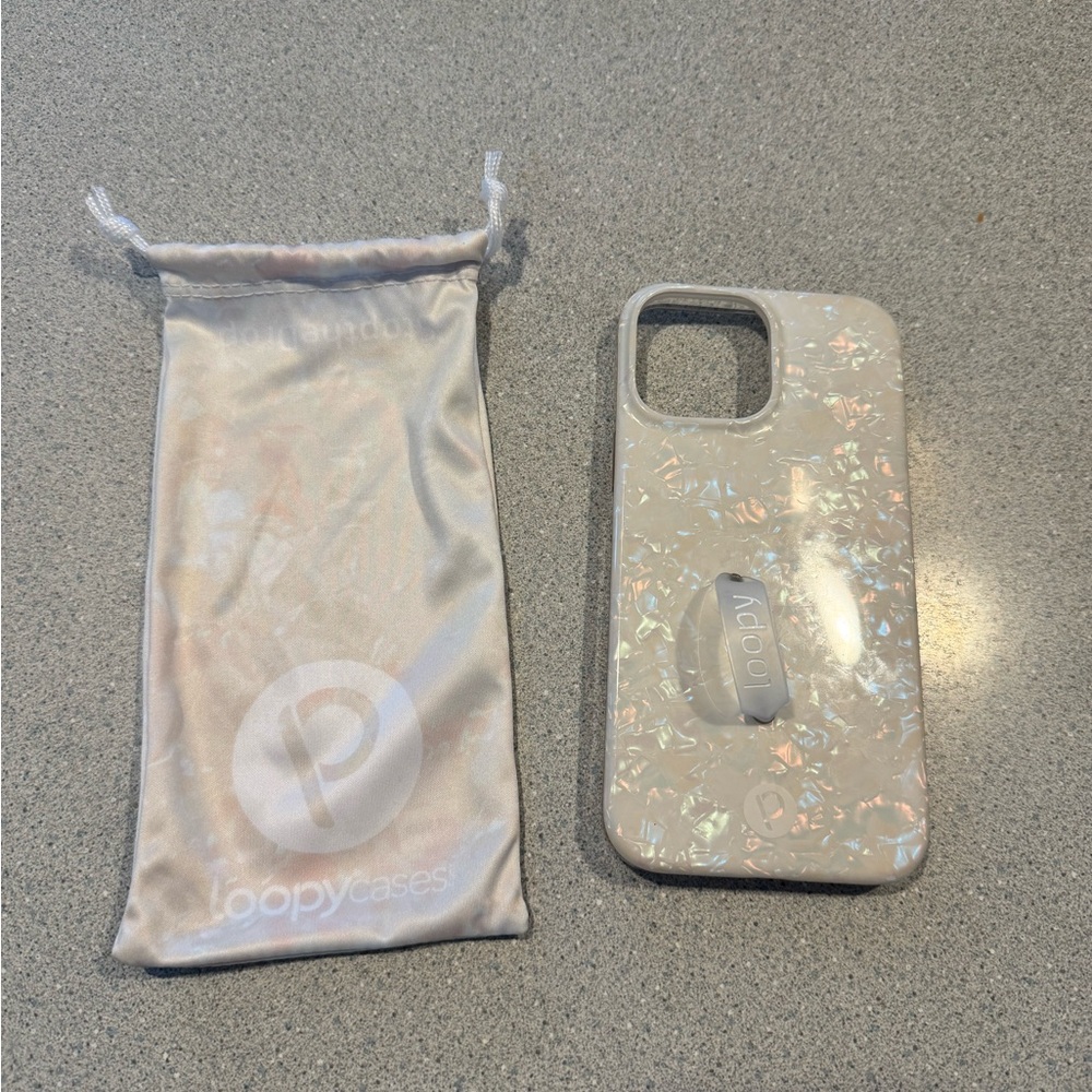 Loopy Case White Opal Shell IPhone 12 Pro Max